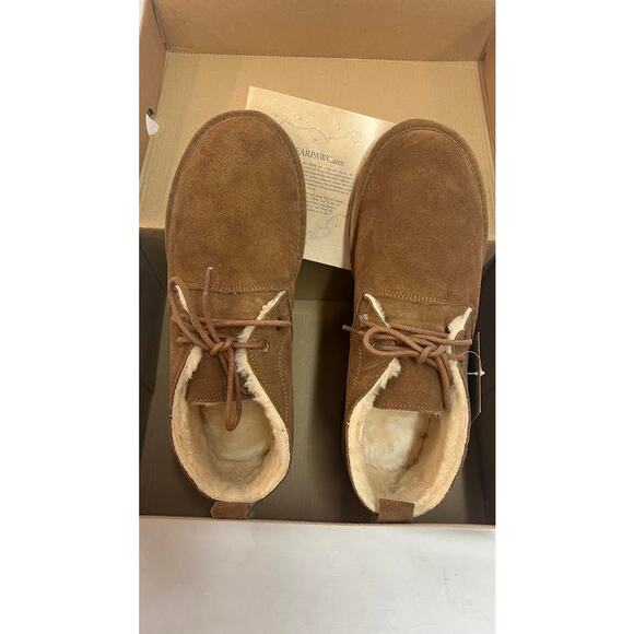 NWB! BEARPAW Men's Spencer Chukka Winter Boots Hickory 10.5 - Picture 2 of 10